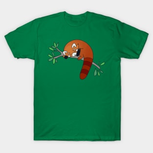 Red Panda Sleeping T-Shirt